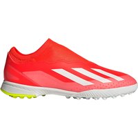 adidas X Crazyfast League Laceless TF Multinocken-Fußballschuhe Kinder IF0687 - solar red/cloud white/team solar yellow 2 36 von adidas performance