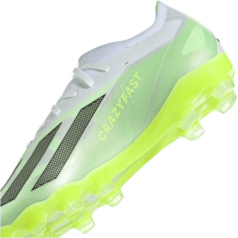 adidas X Crazyfast.2 MG Fußballschuhe Herren ID9332 - cloud white/core black/lucid lemon 46 2/3 von adidas performance