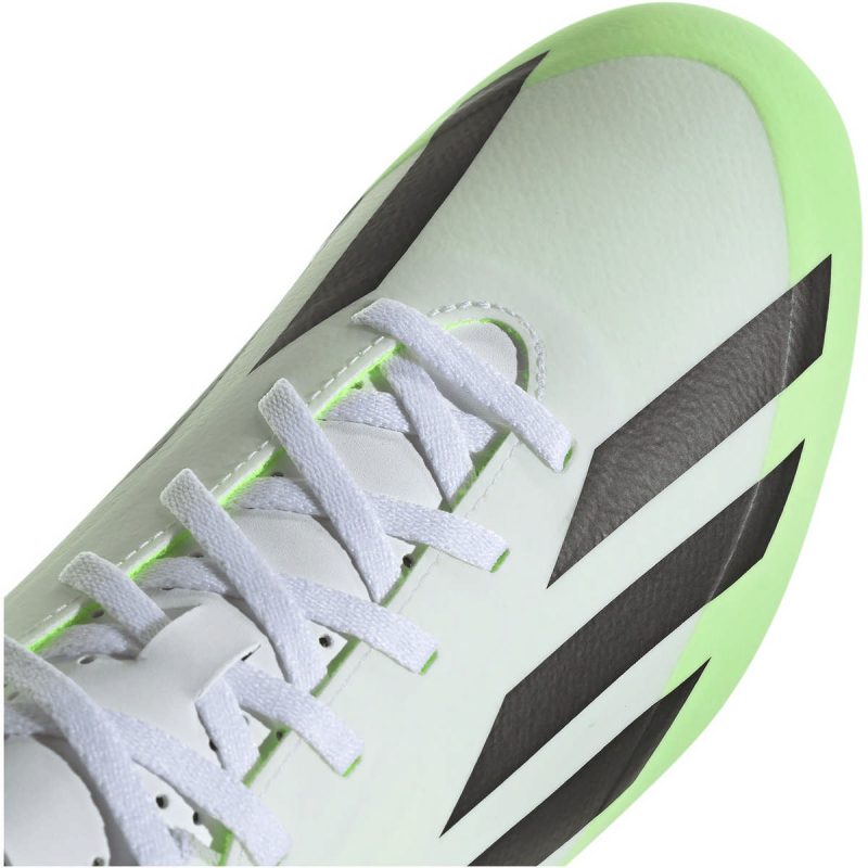 adidas X Crazyfast.4 FxG Fußballschuhe Herren HQ4535 - cloud white/core black/lucid lemon 45 1/3 von adidas performance