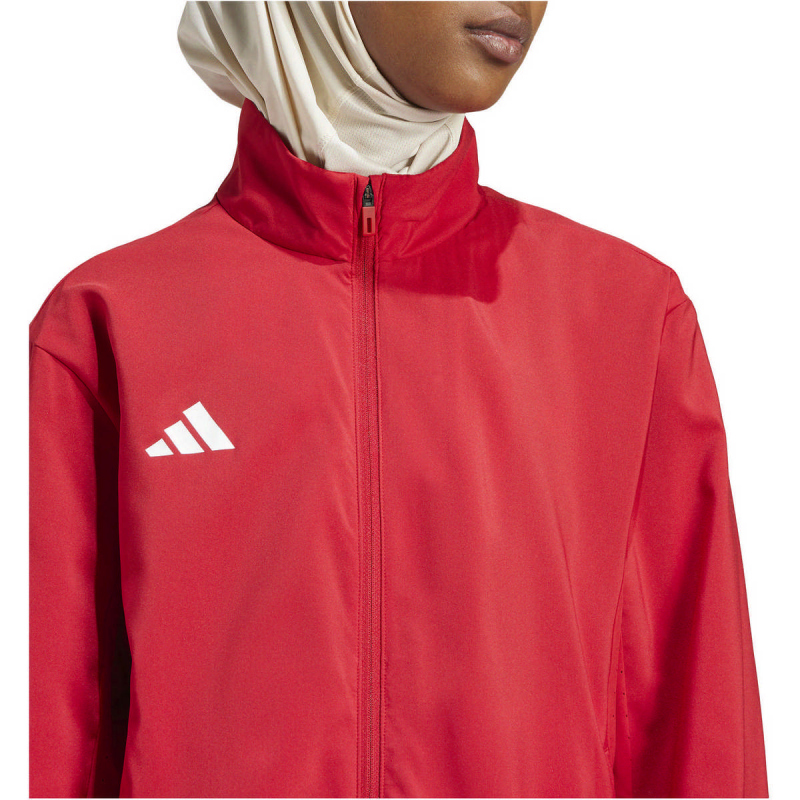 adidas adizero Essentials Laufjacke Damen IT1821 - team power red 2 M von adidas performance