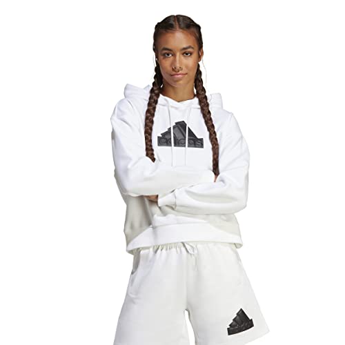 ADIDAS IB8502 W FI BOS Hoodie Sweatshirt Damen White Größe S von adidas