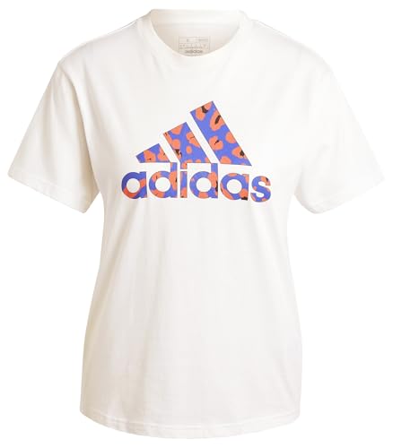 adidas Damen Animal Graphic Tee, White, S adidas Damen Animal Graphic Tee, White, S von adidas