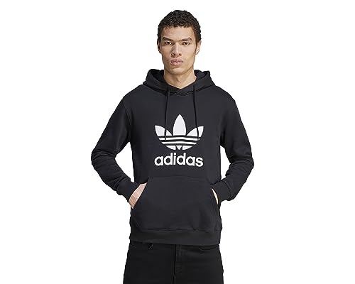 Adidas, Trefoil Adicolor Classics, Kapuzenpullover, Schwarz-Weiss, S, Mann von adidas