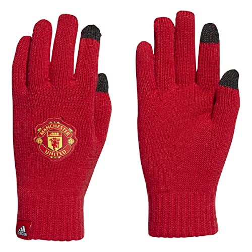 Adidas Adidas adidas Unisex Mufc Gloves, real red/black/white, S EU Adidas adidas Unisex Mufc Gloves, real red/black/white, S EU von adidas