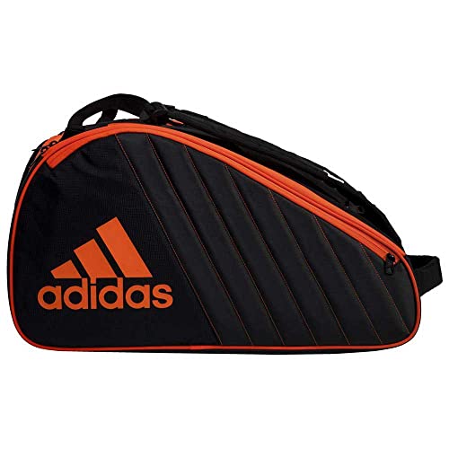 Adidas All For Padel 1 Herren-Slim Fit-Badeanzug, Schwarz, Orange, Einheitsgröße von adidas