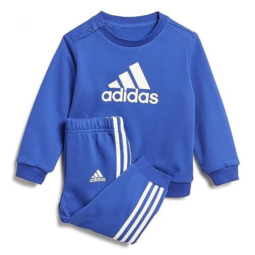 Adidas Badge of Sport French Terry Jogger, Unisex, Baby, halb-blau/weiß, 3-4 Jahre von adidas