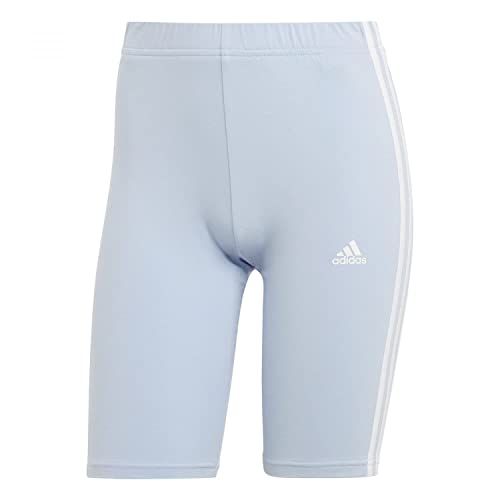 Adidas Damen Tights (1/2) W 3S Bk SHO, Blue Dawn/White, ID0028, XL von adidas