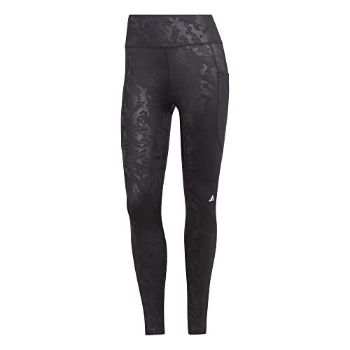 Adidas Damen Tights (7/8) Dailyrun Camo T, Black, HS5457, M von adidas