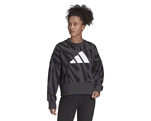 Adidas Foundation Crew Sweatshirt Multco/Carbon/Black M von Adidas