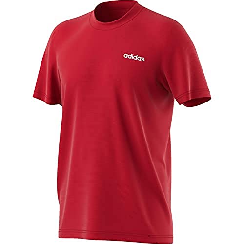 Adidas Herren M D2M CA PL Tee T-Shirt, Scarlet/White, M von adidas