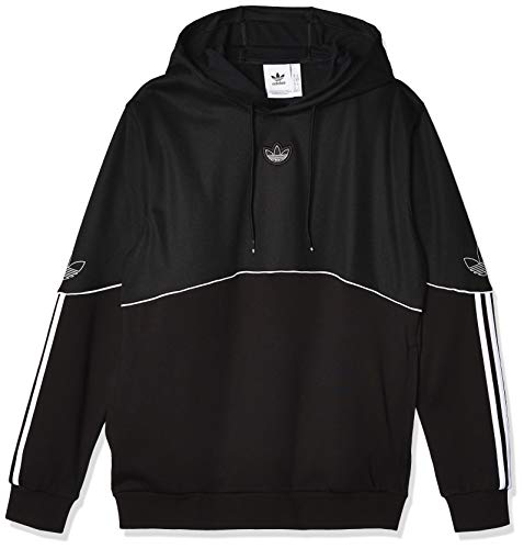 Adidas Herren Outline HDY FT Sweatshirt, Black, M von adidas