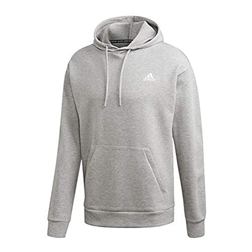 Adidas Herren Sweatshirt M MH 3S OH Hood, medium Grey Heather/White, XL, FL3890 von adidas