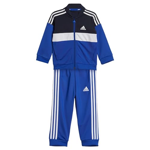 adidas Tiberio Colorblock Shiny Tracksuit für Kinder, 3-Stripes – Trainingsanzug für Babys, Unisex von adidas