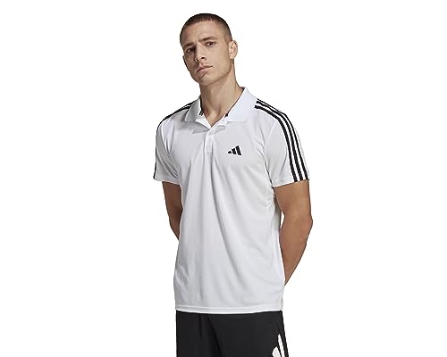 Adidas IB8109 TR-ES PIQ 3POLO Polo Shirt Herren White/Black Größe S von adidas