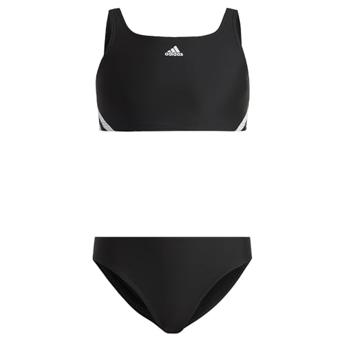 Adidas Ib6001 3S Bikini Badeanzug Mädchen Schwarz - Weiß 1314 von adidas