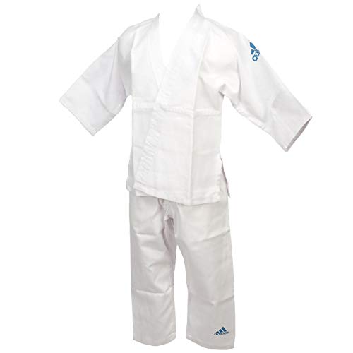 Adidas J181 Judoanzug für Einsteiger und Kinder, weiß, 120 von adidas