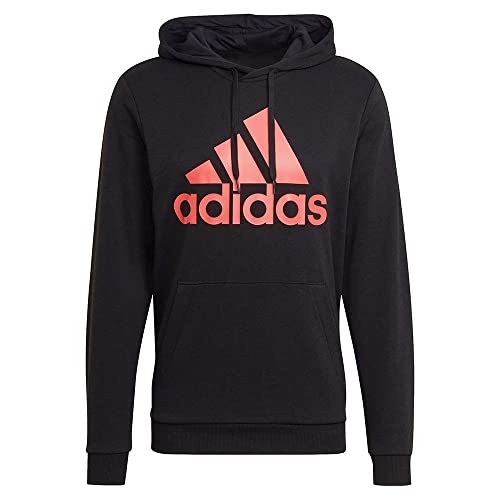 Adidas Men's M BL FT HD Sweatshirt, Black/semi Turbo, L von adidas