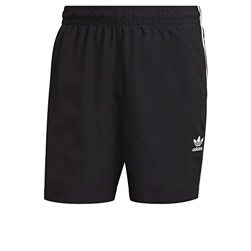 Adidas Mens 3-Stripes Swims Swimsuit, Black, S Adidas Mens 3-Stripes Swims Swimsuit, Black, S von adidas Originals