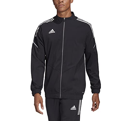 Adidas Mens CON21 PRE JKT Jacket, Black/White, 4XLL von adidas