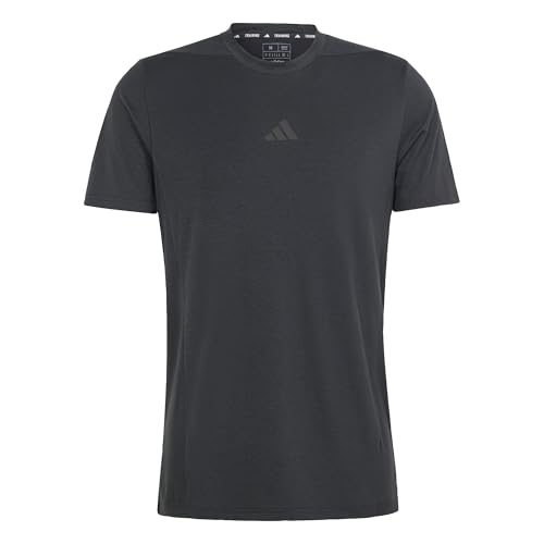 Adidas T-Shirt (Short Sleeve) Designed for Training Workout T-Shirt, Black, IK9725, 3XL von adidas