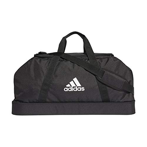 adidas Unisex Tiro Primegreen Bottom Compartment Duffel Bag, Black/White, L adidas Unisex Tiro Primegreen Bottom Compartment Duffel Bag, Black/White, L von adidas