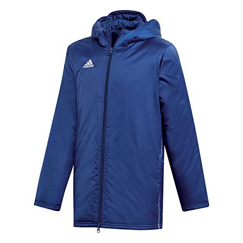 Adidas Unisex Kinder Core 18 Stadium Jacke, Dkblue/White, 152 Adidas Unisex Kinder Core 18 Stadium Jacke, Dkblue/White, 152 von Adidas