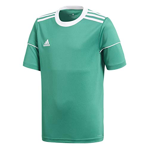 Adidas Unisex Kinder Squadra 17 Kurzarm-Fußball-Trikot, Bold Grün/Weiß, 7-8A von adidas