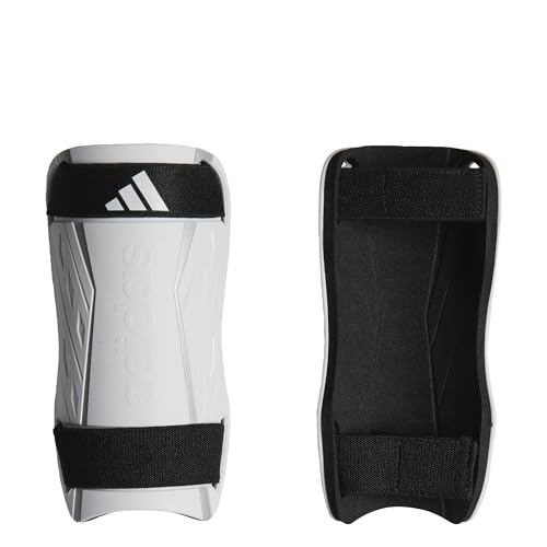 Adidas Unisex Shin Guard Tiro Training Shin Guards, White/White/Silver Met., HN5605, L Adidas Unisex Shin Guard Tiro Training Shin Guards, White/White/Silver Met., HN5605, L von adidas