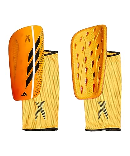 Adidas Unisex Shin Guard X Speedportal League Shin Guards, Solar Gold/Black/Solar Orange, IA9184, XL von adidas