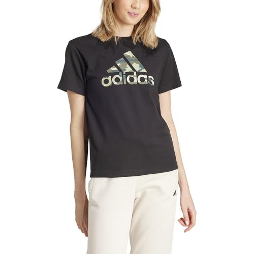 adidas Damen CAMO Graphic Tee, Black, M adidas Damen CAMO Graphic Tee, Black, M von adidas