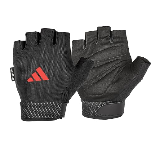 Essential Adjustable Gloves - Red/S Essential Adjustable Gloves - Red/S von adidas