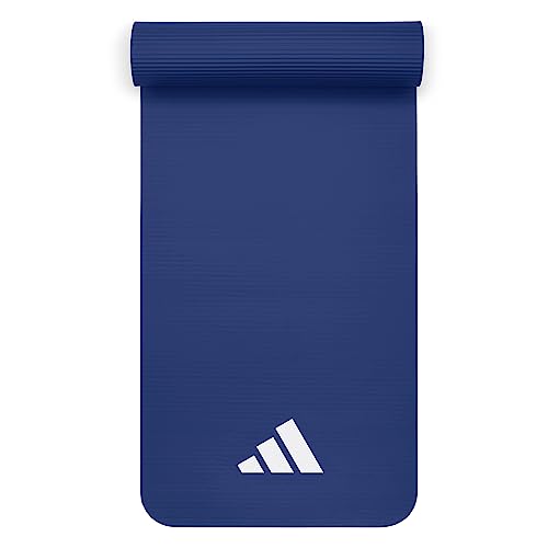 adidas Unisex-Erwachsene Fitnessmatte, Blau, 10mm von adidas
