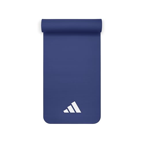 adidas Unisex-Erwachsene Fitnessmatte, Blau, 10mm von adidas