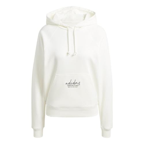 Signature Graphic Embroidery French Terry Loose Hoodie, Kapuzensweat, JI6517 von adidas