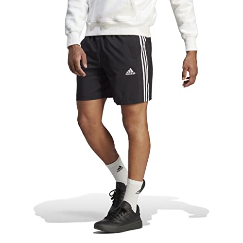 adidas Herren Aeroready Essentials Chelsea 3-stripes Shorts Shorts, Black / White, L von adidas