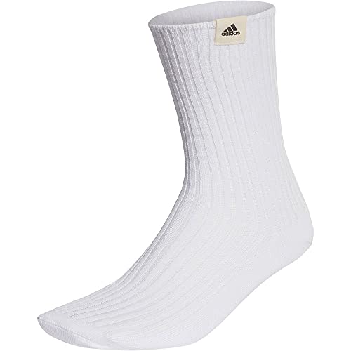 adidas Unisex Best Label Socks 1 Pair, White/Black, 42-45 adidas Unisex Best Label Socks 1 Pair, White/Black, 42-45 von adidas