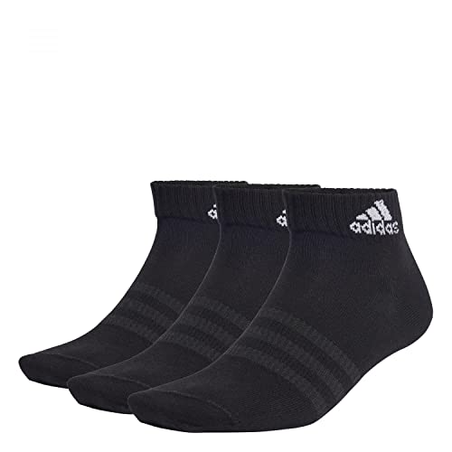 adidas, Confezione Da 6 Paia Di Calzini Per Bambini Thin & Light Sportswear, Socken, Schwarz-Weiss, L, Unisex-Bambino von adidas