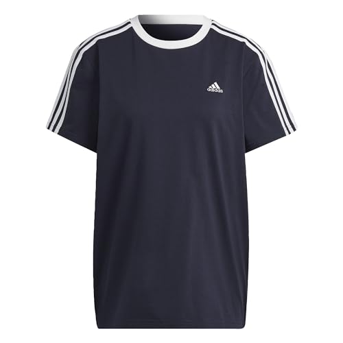 Adidas, Essentials 3-Stripes, T-Shirt, Unser Höchst/Weiß, M, Frau von adidas