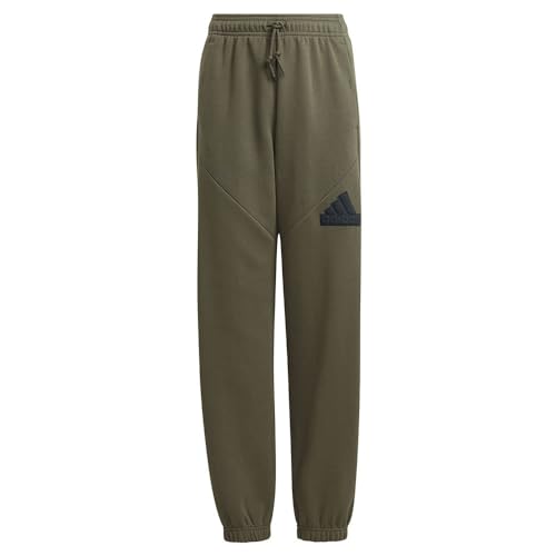 Adidas, Future Icons Big Logo, Jogginghose, Olivenschicht/Schwarz, 1112, Kind von adidas