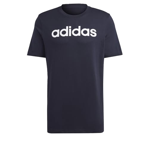 adidas Herren Essentials Single Langarm T-Shirt, Legend Ink/White, L von adidas