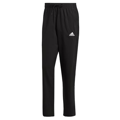 adidas Herren Aeroready Essentials Stanford Open Hem Embroidered Small Logo Pants, Black, XXL von adidas