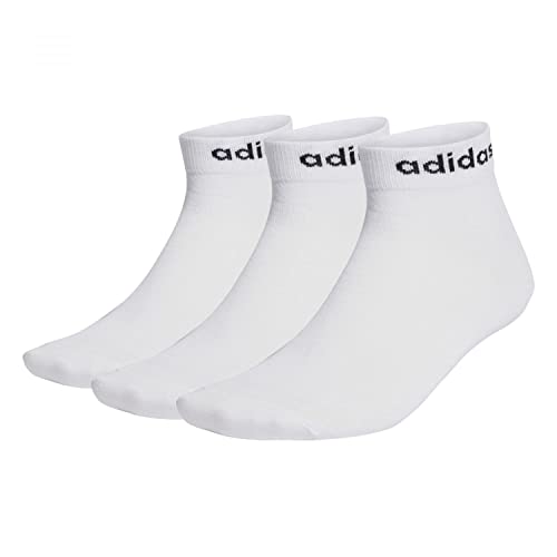 adidas, Set Di 3 Paia Di Calzini Lineari, Socken, Weiß Schwarz, Xl, Unisex-Adult von adidas