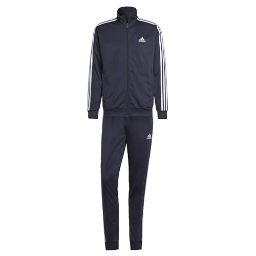 adidas Herren Basic 3-Stripes Tricot Track Suit, Legend Ink / White, XL adidas Herren Basic 3-Stripes Tricot Track Suit, Legend Ink / White, XL von adidas