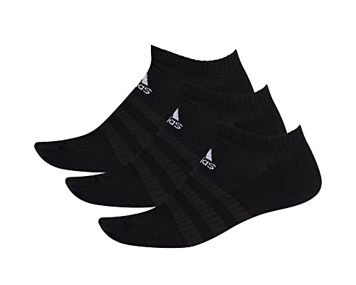 adidas 3 Paar Cush Low No Show Socken, Black/Black/Black, XL(46-47) von adidas