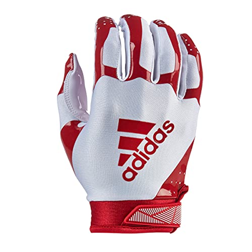 adidas ADIFAST 3.0 Football Receiver Glove, White/Red, 2X-Large von adidas