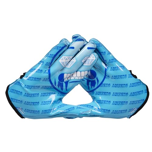 adidas Adizero 12 Big Mood Ice Erwachsene Fußball-Empfangshandschuhe, Blau, Größe L von adidas