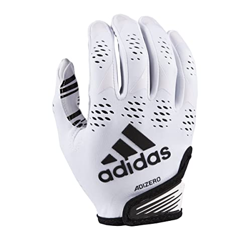 adidas Adizero 12 Erwachsene Fußball Receiver Handschuhe, Weiß/Schwarz, 3XL von adidas