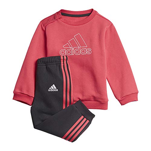 adidas Baby Babys Sportanzug I Mh Log Jog Fl Sportanzug, Powpnk/White, 68, GD3922 von adidas