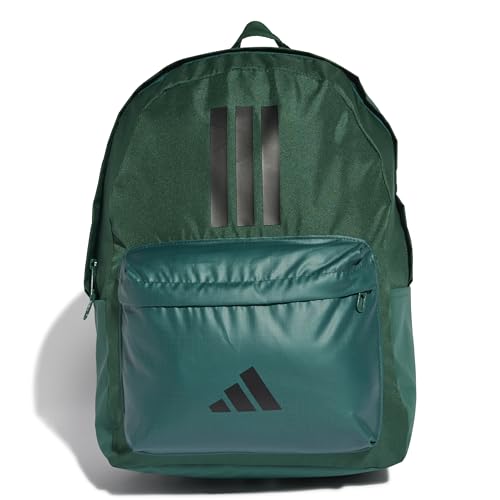 adidas Unisex Classic Three Stripes Backpack Back to School, Collegiate Green/Black, One Size von adidas