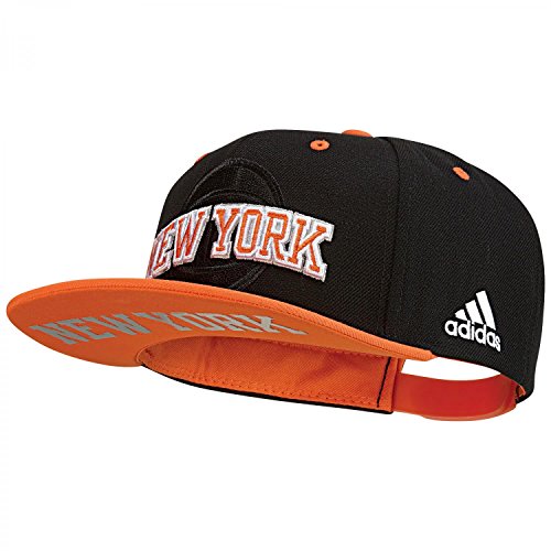 adidas Cap Knicks Schirmmütze New York für Tennis für Herren, Schwarz (Schwarz/Naranj/Azusld), M von adidas
